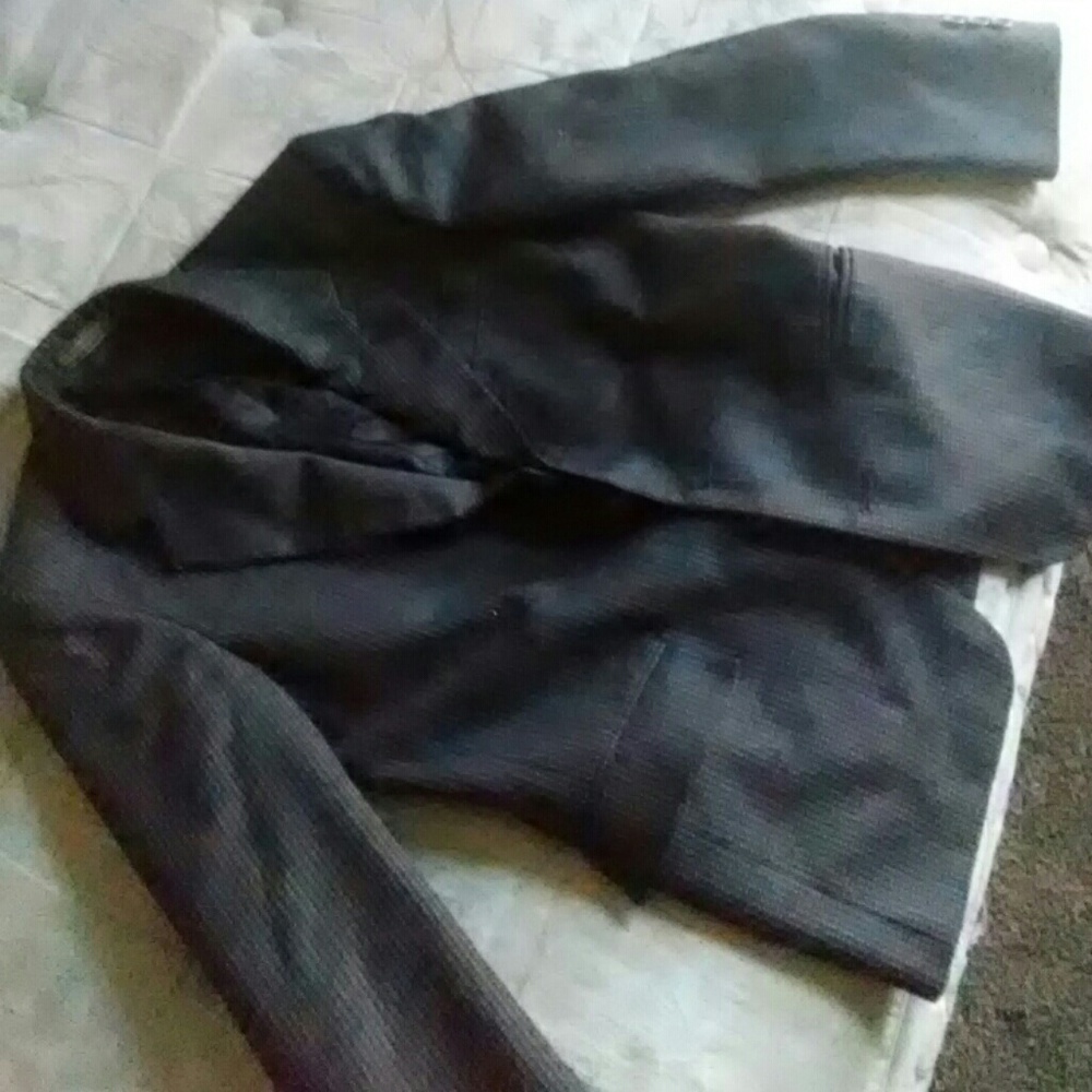 A black dress jacket
