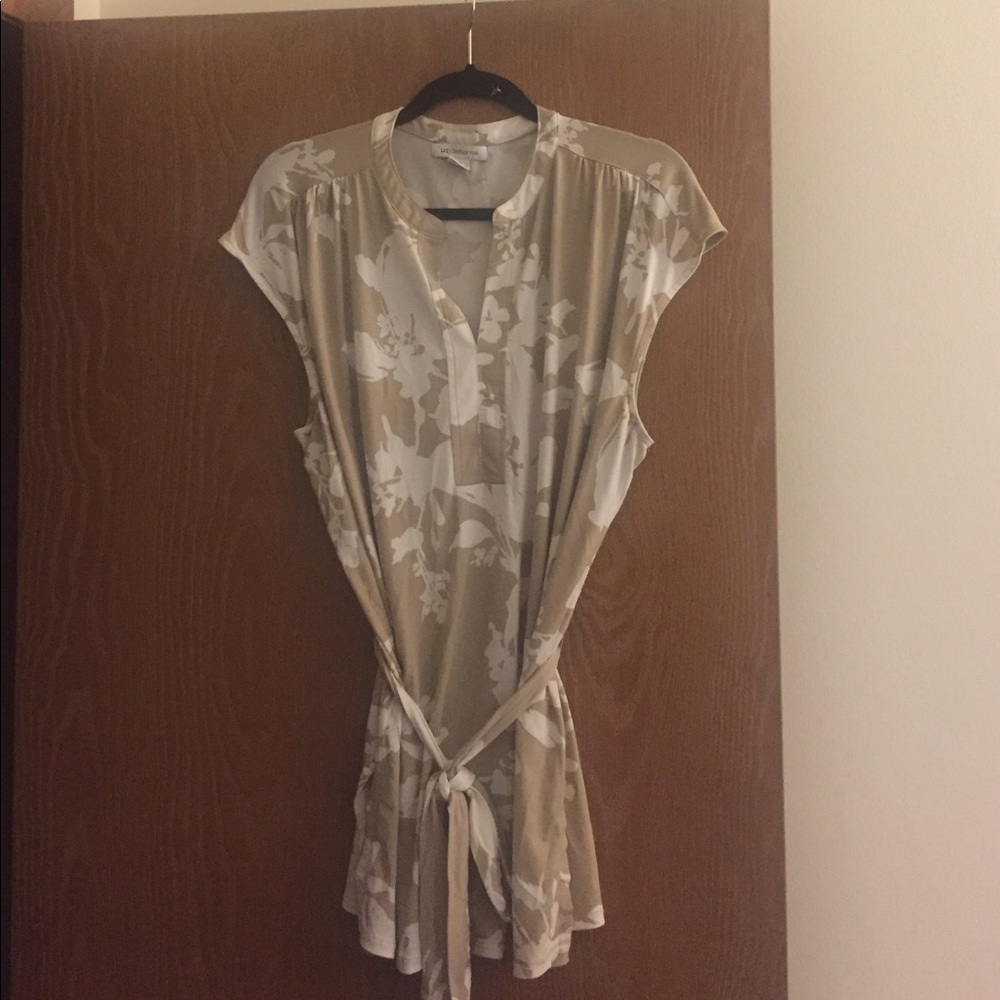 Floral print knit top