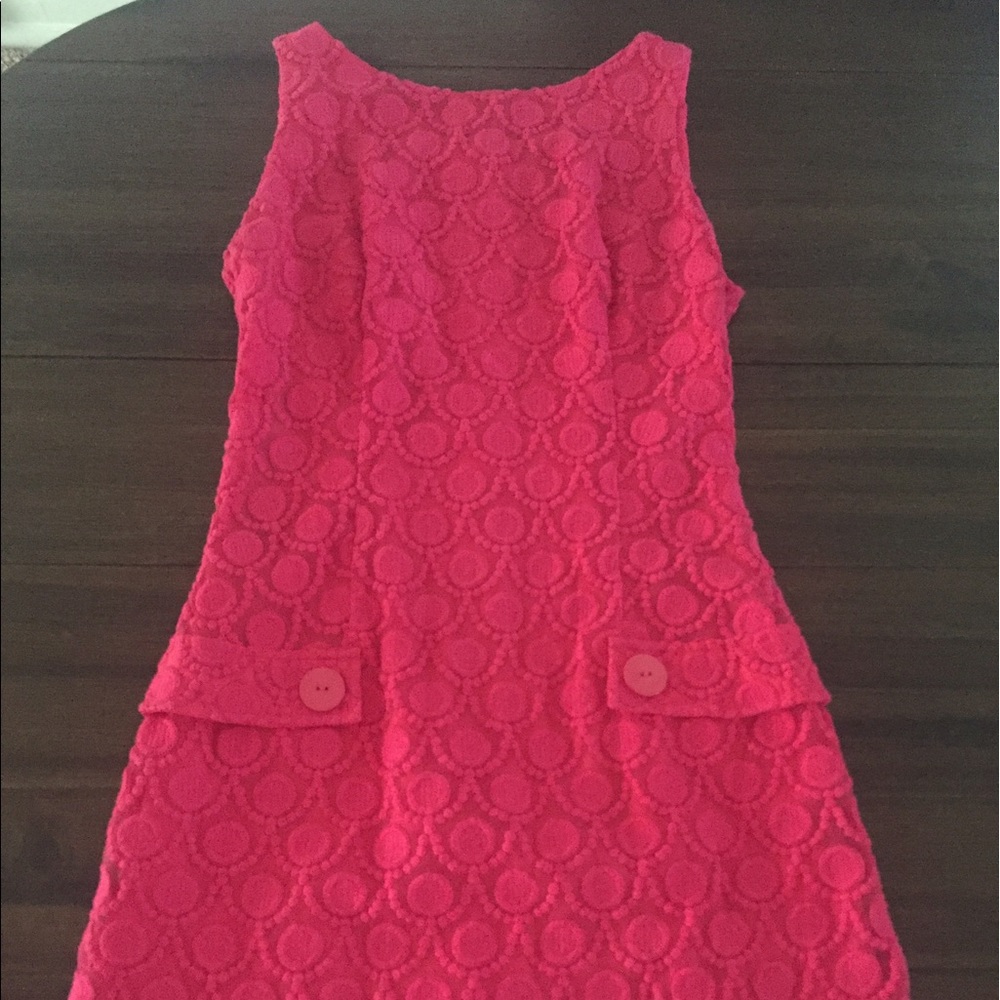 BEBE dress in fuchsia