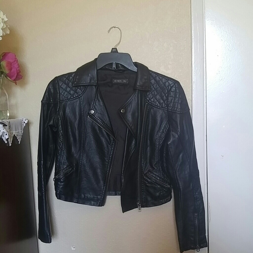 Black Leather Motorcycle Jacket