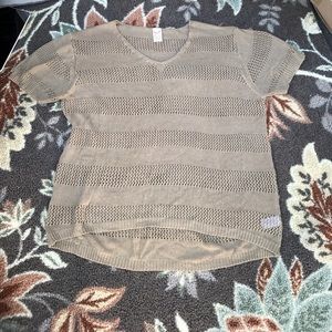 Tan knitted sweater