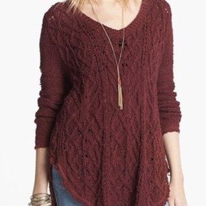 Free People Cross My Heart Sweater