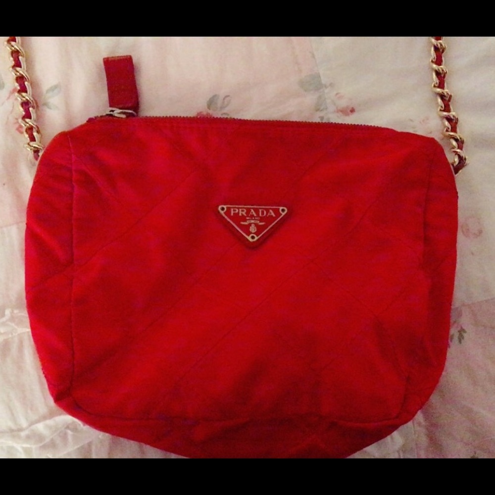 Authentic Prada Nylon (Tessuto) cross-body