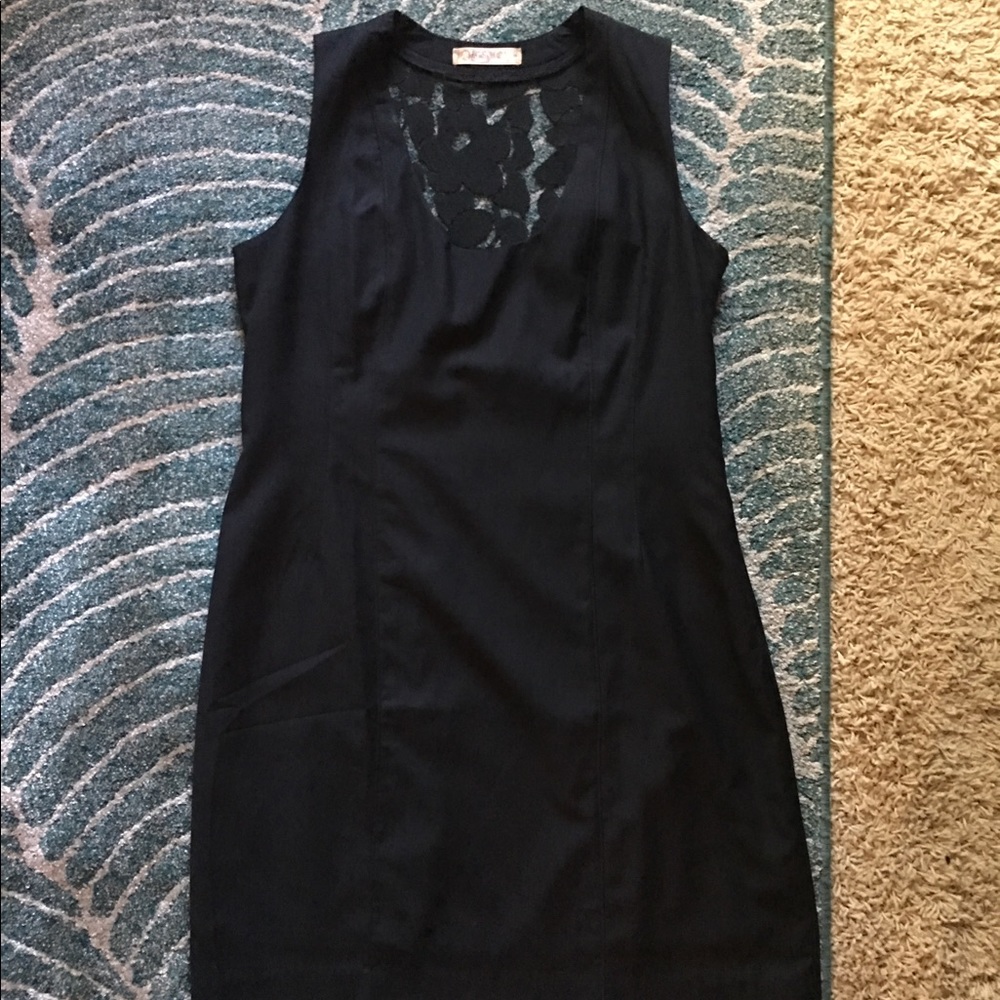 Black Dress with Lace Back!