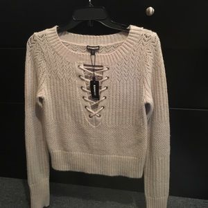 long sleeve knit top