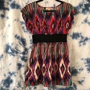 FOREVER 21 Ikat pattern dress