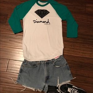 Diamond Supply Co baseball shirt
