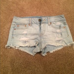 Denim shorts
