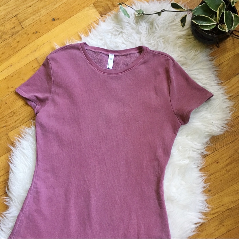American Apparel French Terry T-Shirt Dress