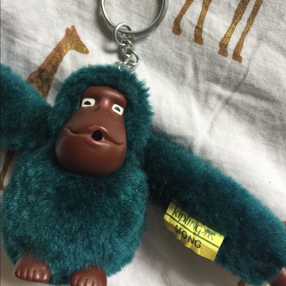 Kipling monkey keychain named Mong