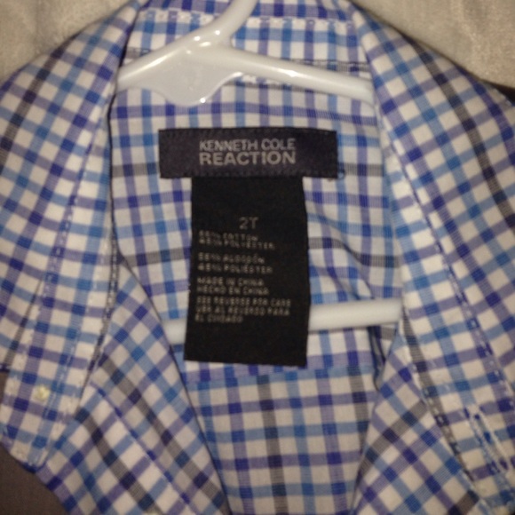 Kenneth Cole Reaction button down 2T - Picture 4 of 4