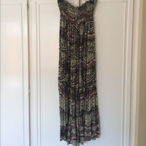Strapless Free People Maxi Dress