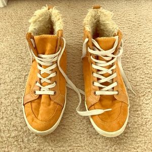 High top winter sneakers