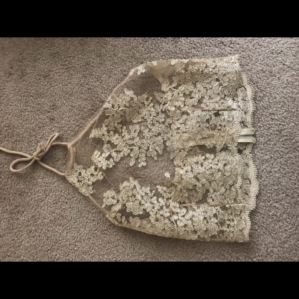 see thru lacey top