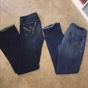 Citizens of Humanity jean bundle size 28