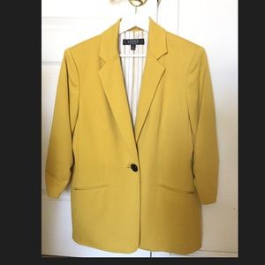 Kasper Yellow Mustard Blazer