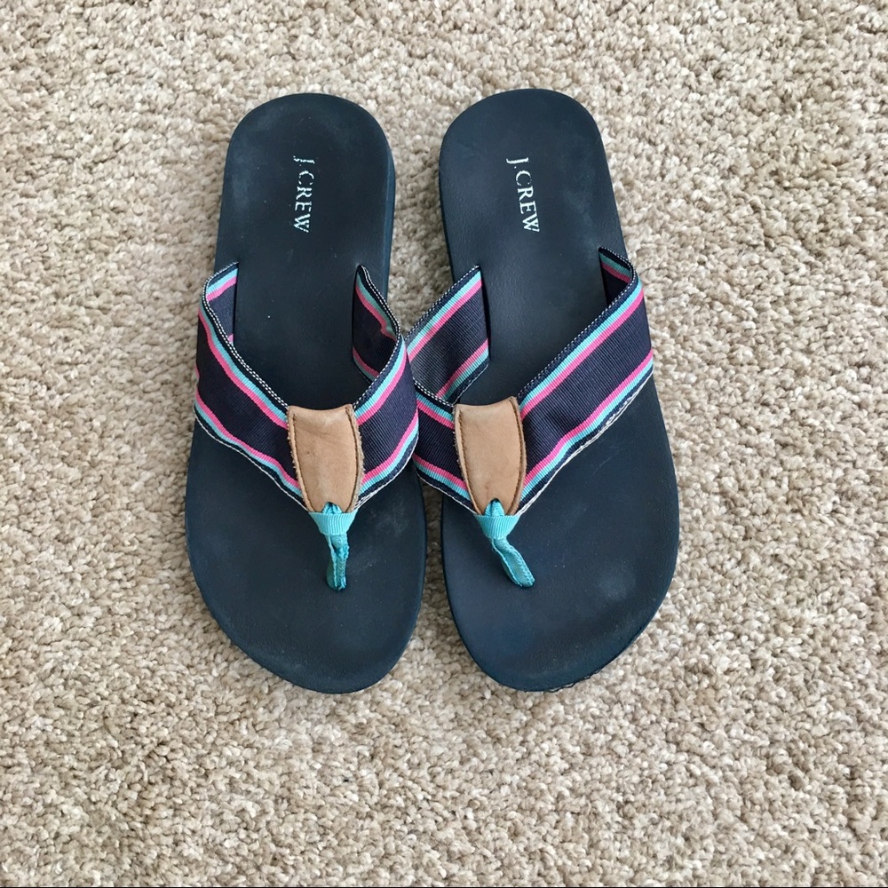J. Crew flip-flops