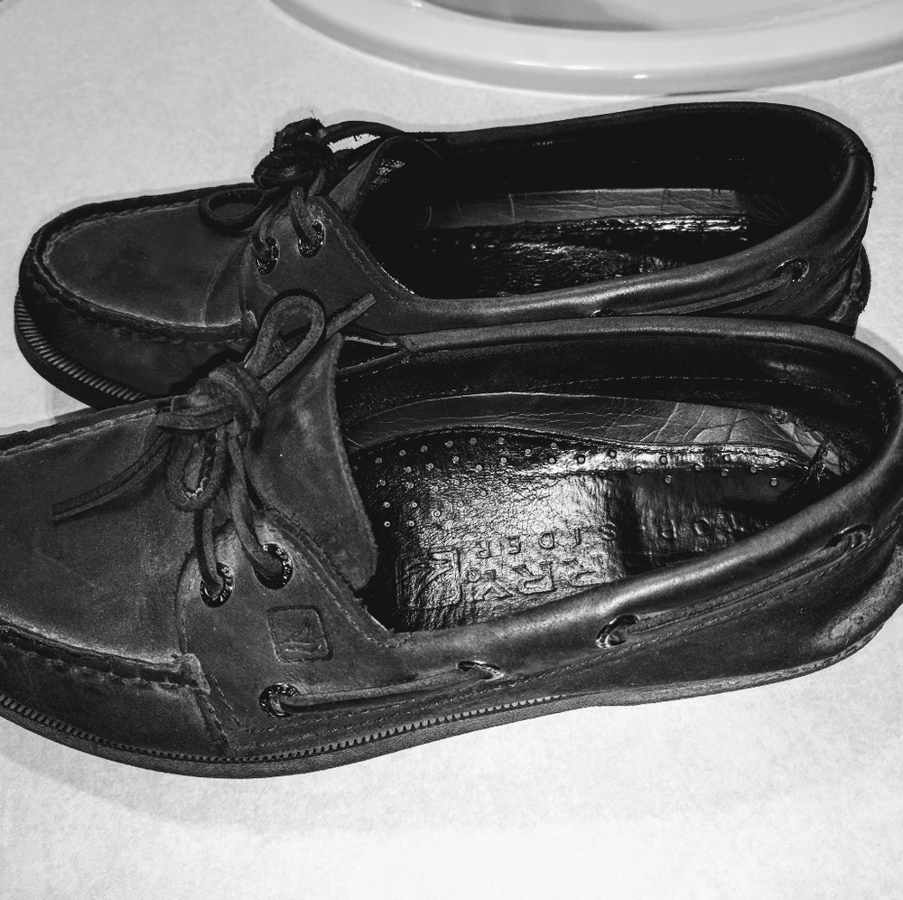Sperry suede black men
