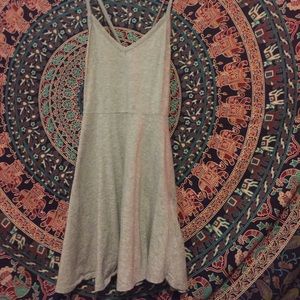 LAST DAY Cross strapped Skater dress