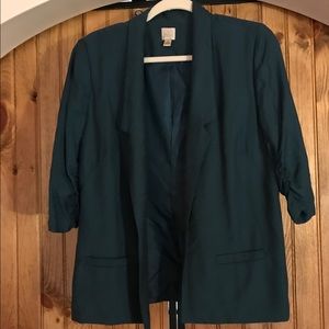 Lauren Conrad teal blazer