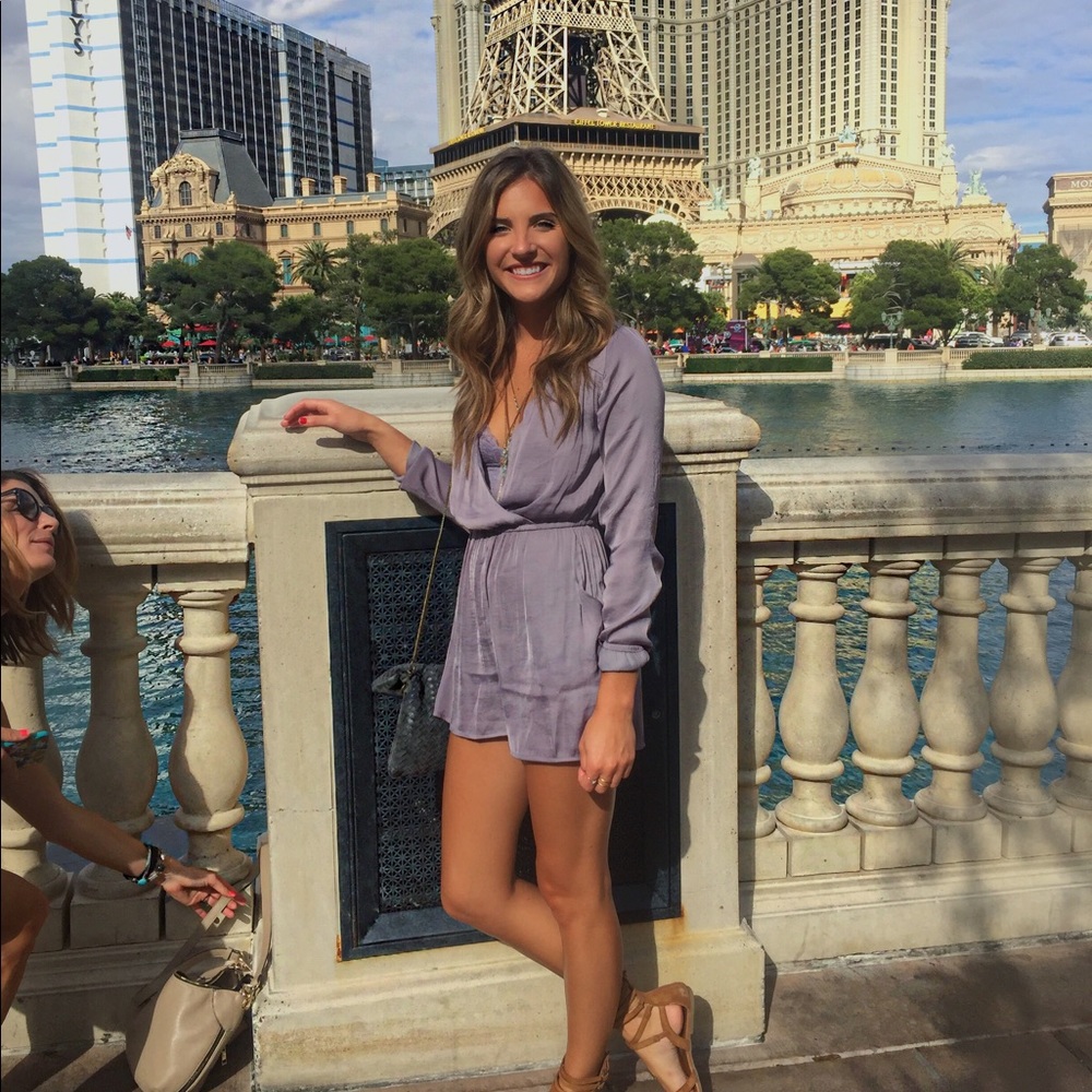 Eggplant romper