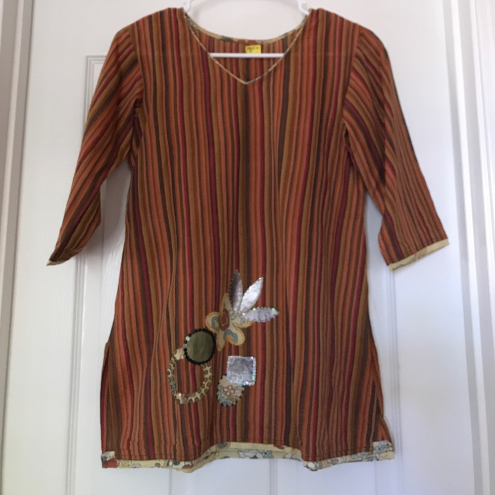 NEW Striped Cotton Kurti (K37)