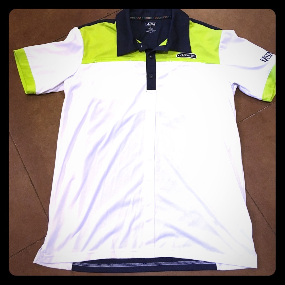 Touring Adidas Moisture wicking Golf Polo