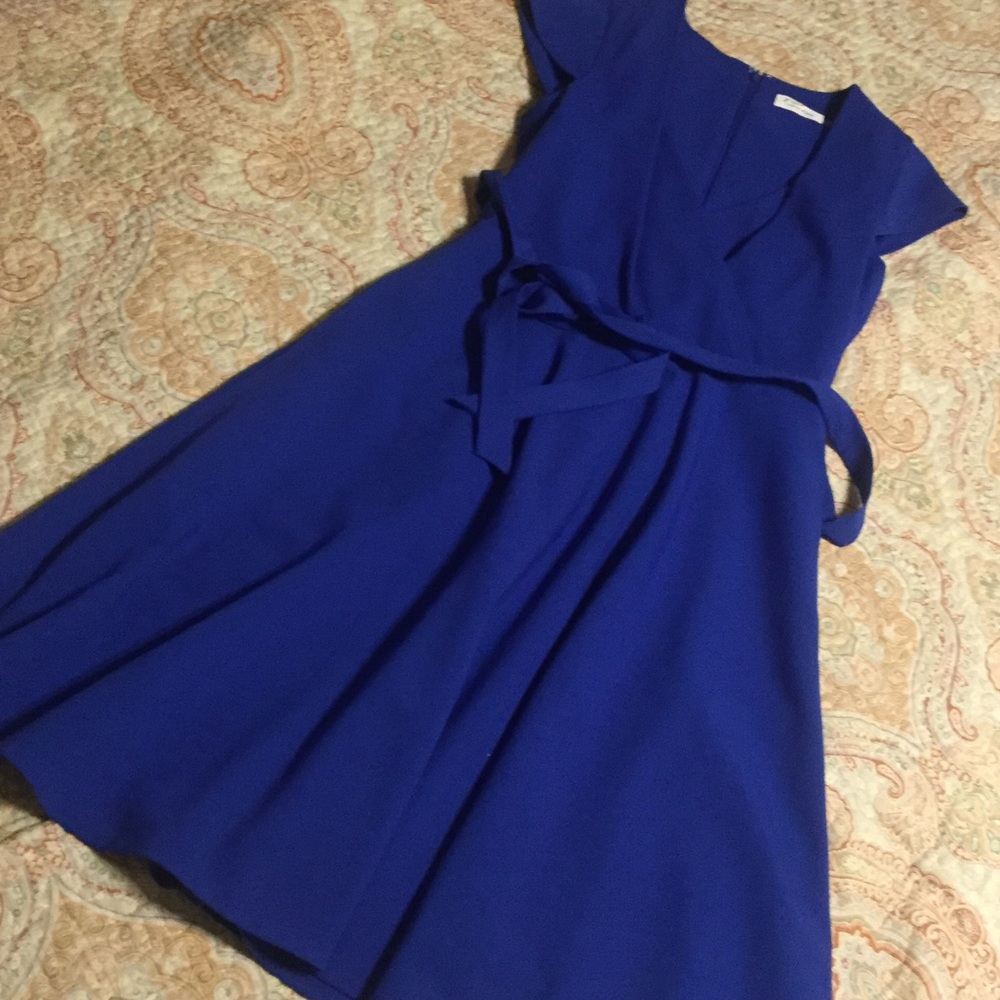 Blue Calvin Klein dress, 6
