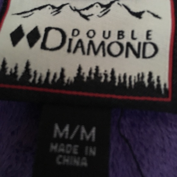 Double diamond soft shell jacket w/faux fur lining - Picture 3 of 7