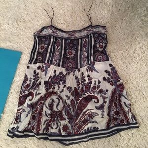 Isabel Marant Etoile silk printed tank.