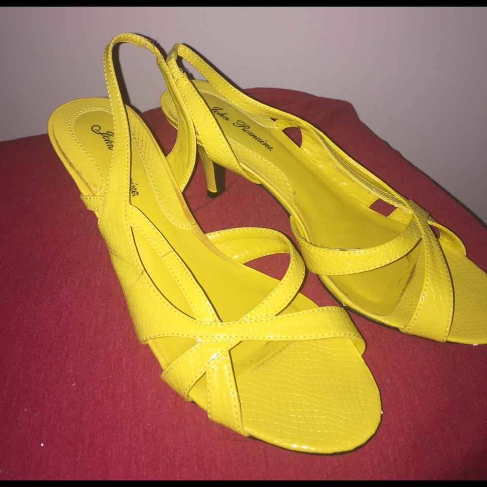John Romaine strappy heels, size 8.5