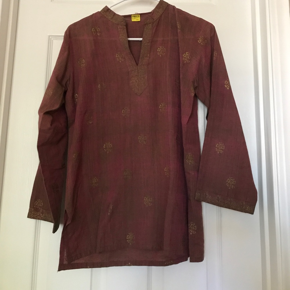 NEW Maroon Cotton Kurti (K40)