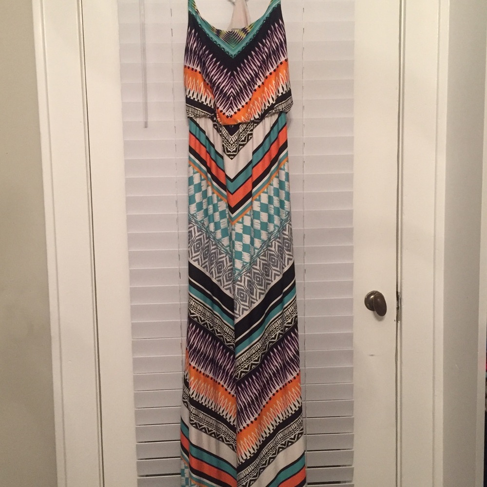 Multi Colored Maxi Dress