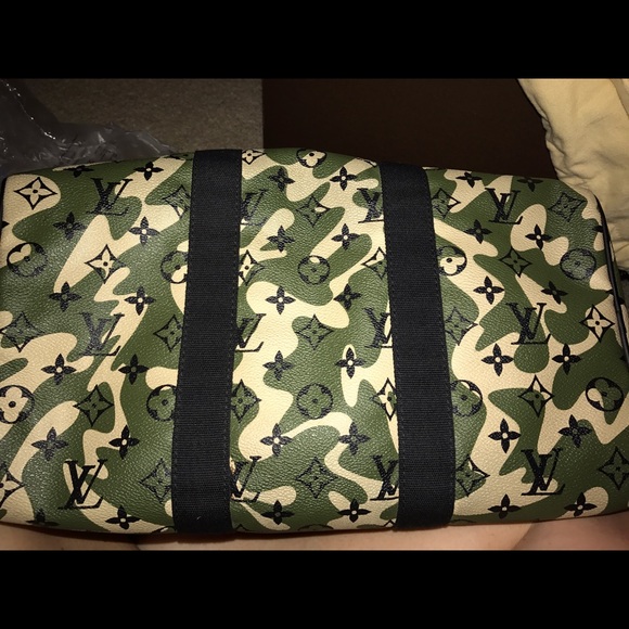 Authentic Louis Vuitton Speedy 35 Camouflage bag - Picture 3 of 8