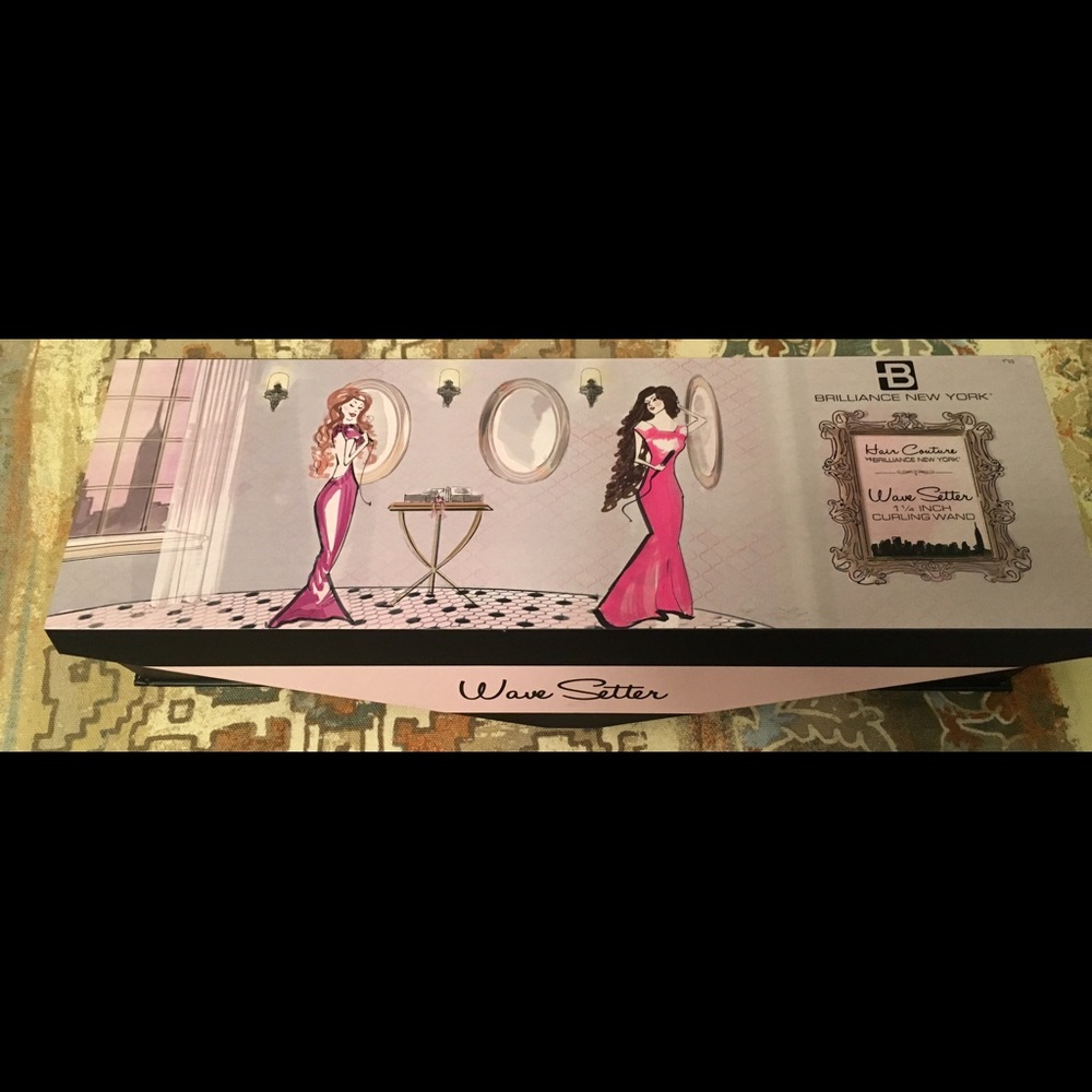 1 1/4" Brilliance New York Clipless Curling Wand