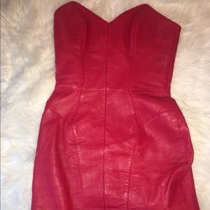 LOWEST PRICE!! Vintage Michael Hoban leather dress