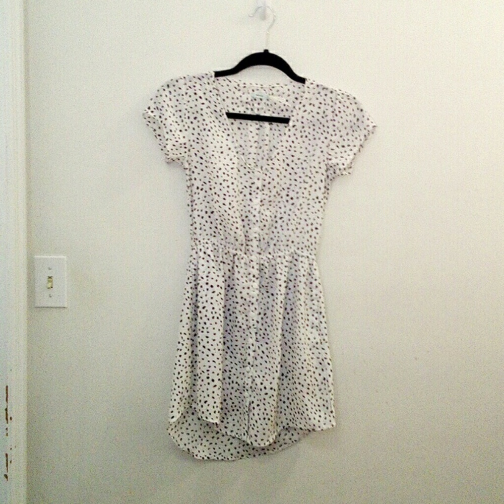 Black & white button-down Kimchi Blue dress sz XS