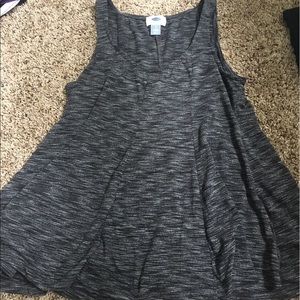 Grey mid flare tank