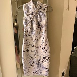 ASOS MARBLE BODYCON DRESS