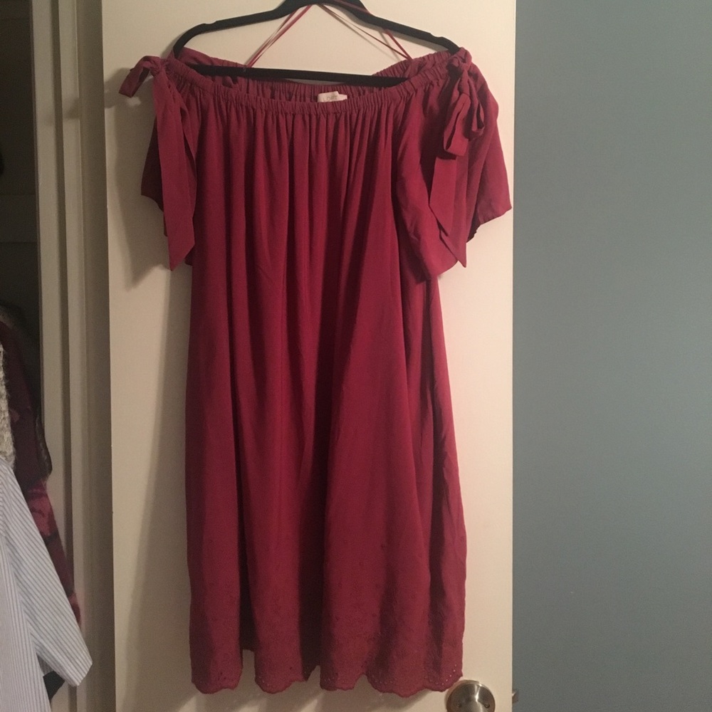 Loft dress with lace