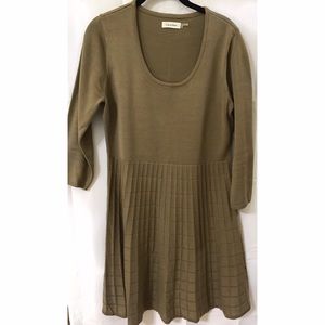 Beige Sweater Dress