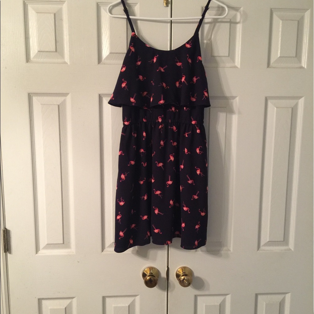 Elle flamingo dress
