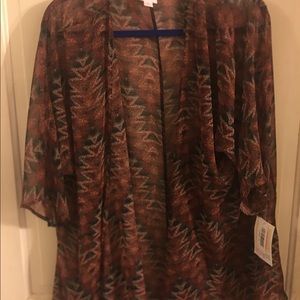 Brand new LuLaRoe Lindsay Kimono