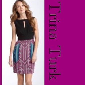 Like New! Trina Turk 100% silk dress!