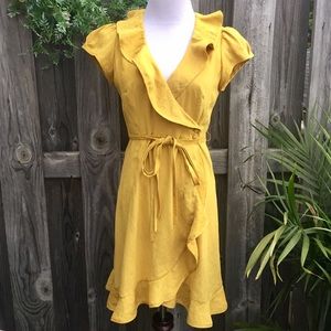 NANETTE LEPORE Sz 4 Wrap Dress SMALL