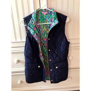 Like New Navy Vest- Lilly Pulitzer
