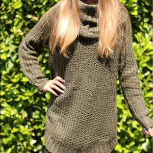 "Dreamers" by debut long cowl neck sweater