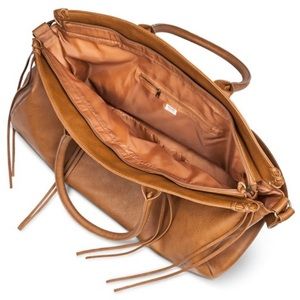 Women's Weekender Faux Leather Handbag Brown