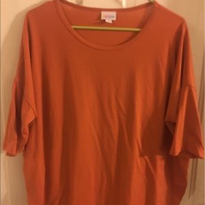 LuLaRoe Irma in solid orange! Like new