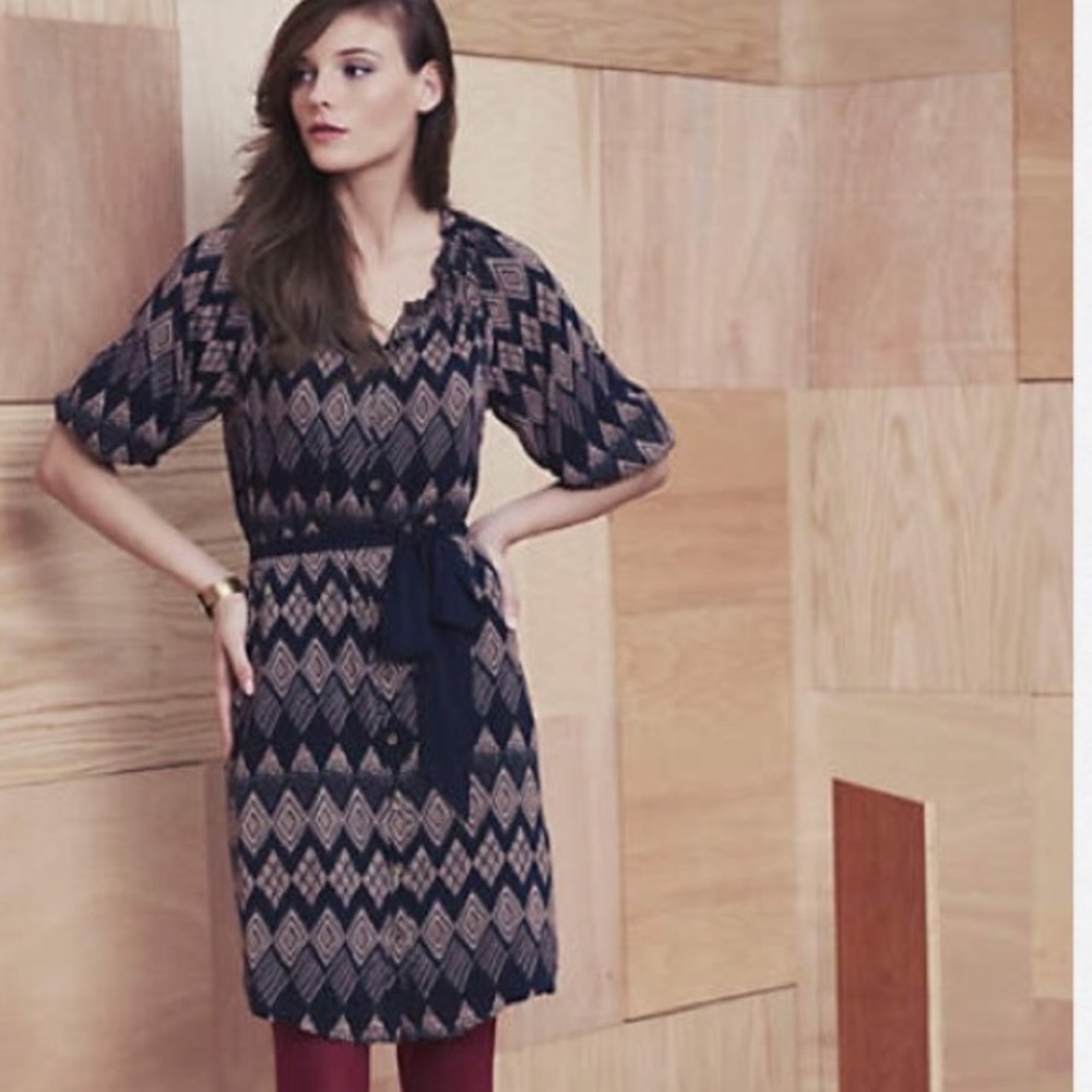Anthro Edme & Essylte Rugged Carats Shirtdress